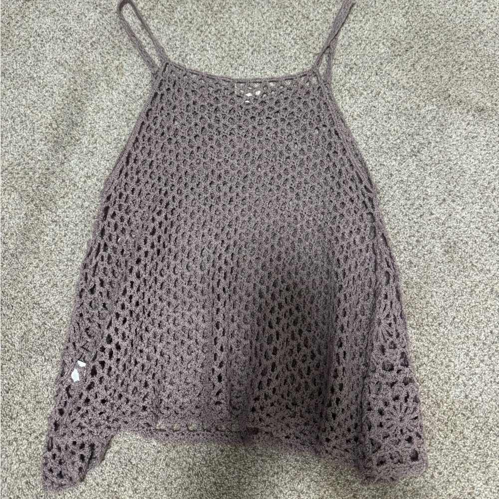 POL Asymmetrical Cropped Tank Top - Picture 2 of 3